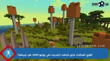 أقوى إضافات ماين كرافت الجديدة حتى يوليو 2025: هل جربتها؟